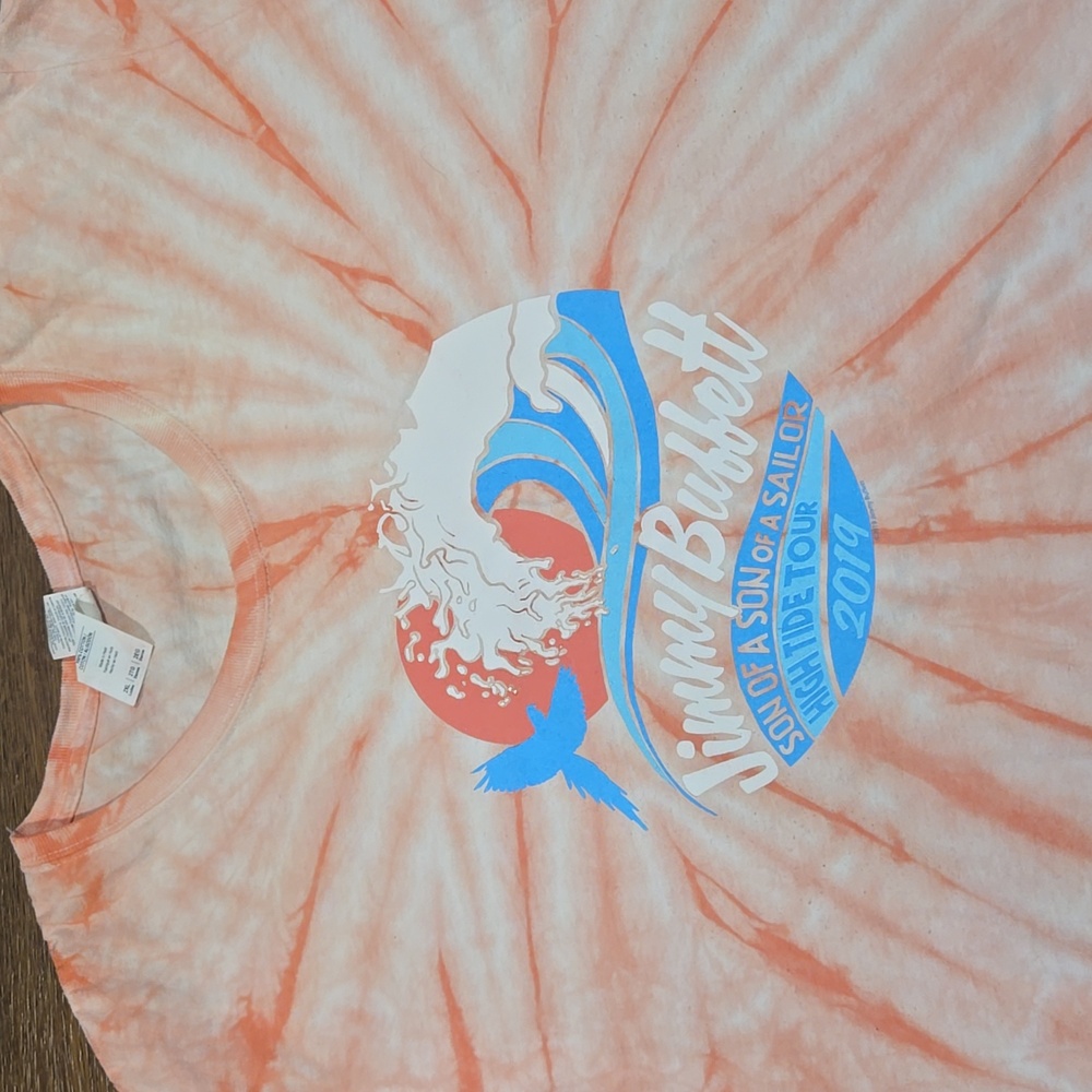 GILDAN JIMMY BUFFETT HIGH TIDE TOUR 2019 CONCERT TSHIRT SIZE 2XL WOMENS...#7802